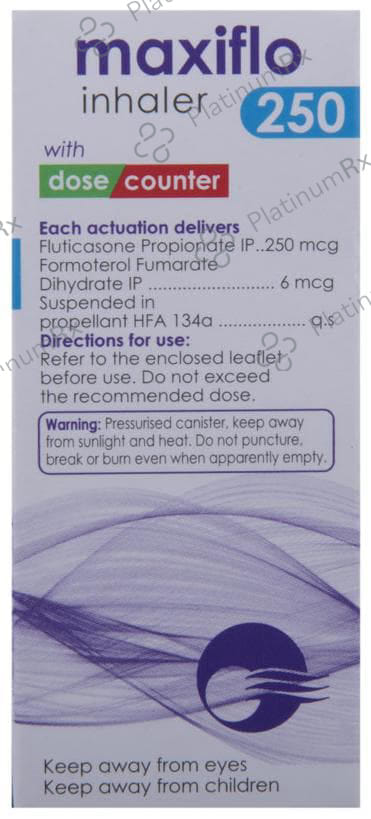 Maxiflo 6/250mcg Inhaler 120MDI