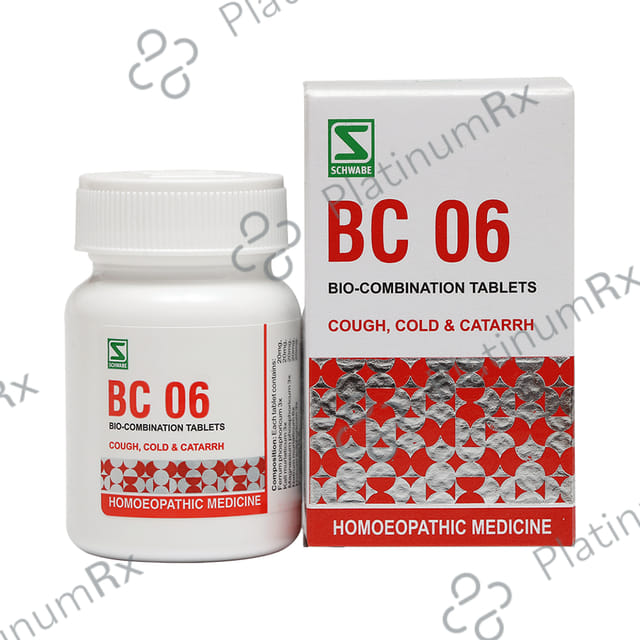 Dr Willmar Schwabe India Bio-Combination 06 (BC 06) Tablet 25 gm
