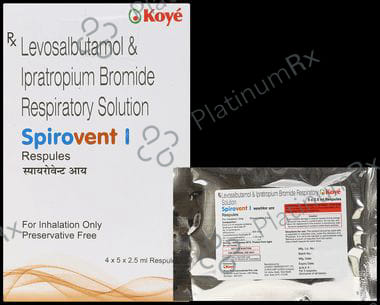 Spirovent I 500mcg/1.25mg Respules 5X2.5ml