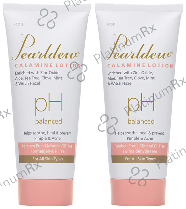 Pearldew Calamine Lotion (100ml Each) 2 Tubes