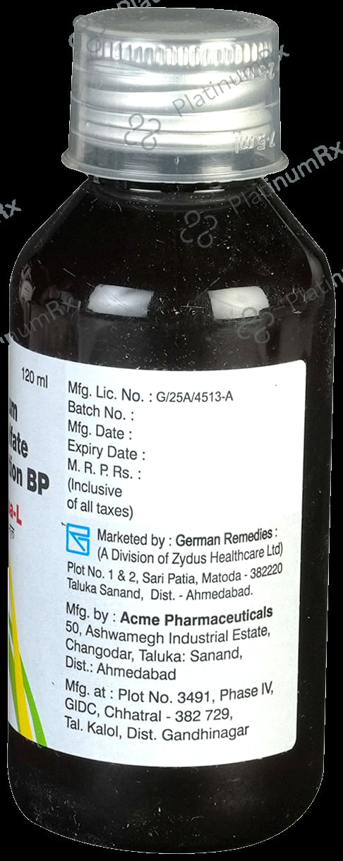 Gerbisa L 5mg Syrup 120ml