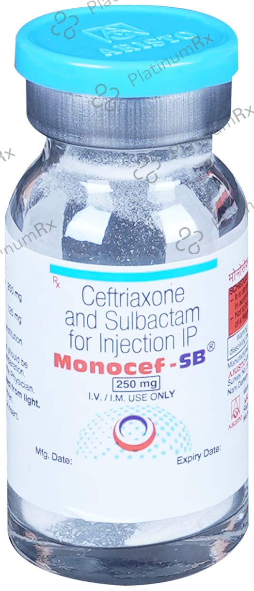 Monocef SB 250/125mg Injection 1s