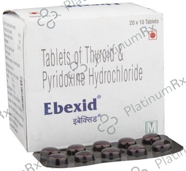 Ebexid 25mg/15mg/1mg Tablet