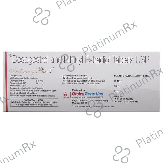Intimacy Plus 2 0.15/0.02mg Tablet 21s
