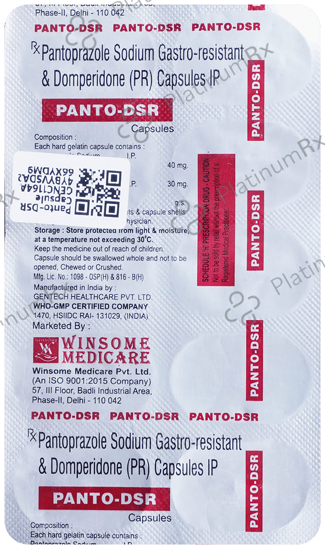 Panto-DSR Capsule 10 Capsule SR Sienna Formulations Pvt