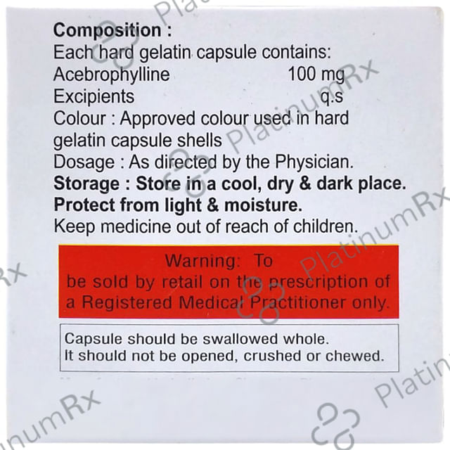 Abrovax 100mg Capsule 10s
