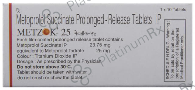 Metzok 25mg Tablet PR 10s