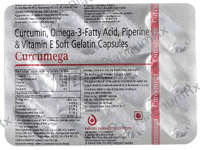 Curcumega Soft Gelatin Capsule
