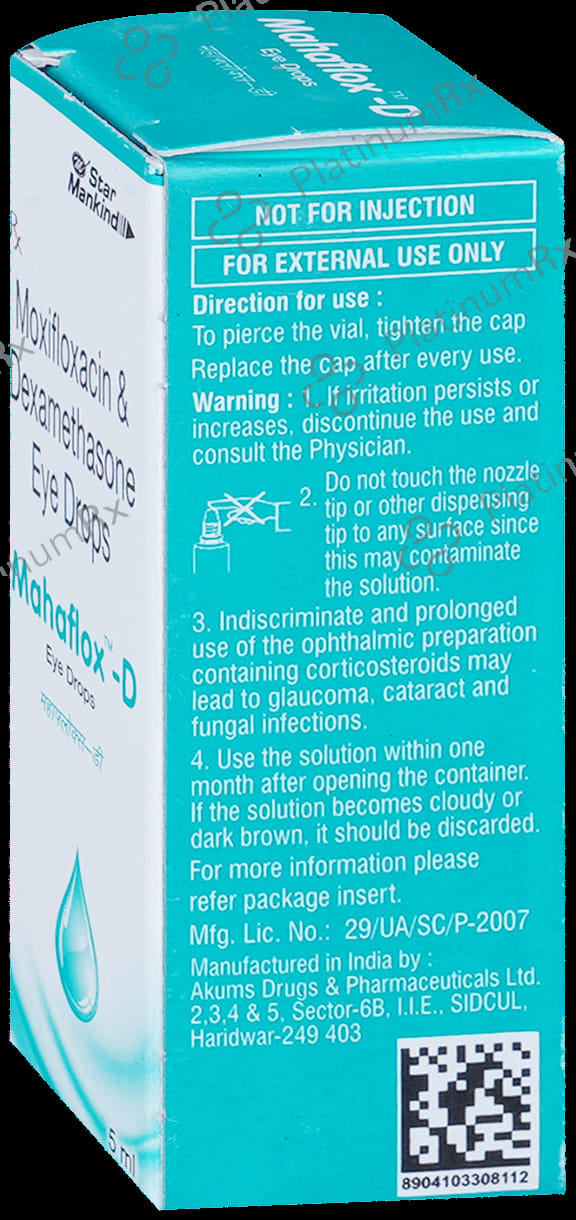 Mahaflox D Eye Drop 5ml