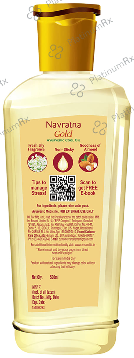 Navratna Gold Ayurvedic Oil Cool