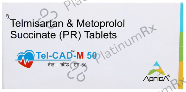 Tel Cad M 40 mg/50 mg Tablet