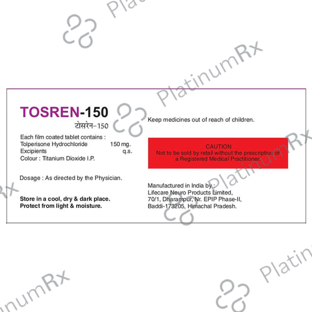 Tosren 150mg Tablet 10s
