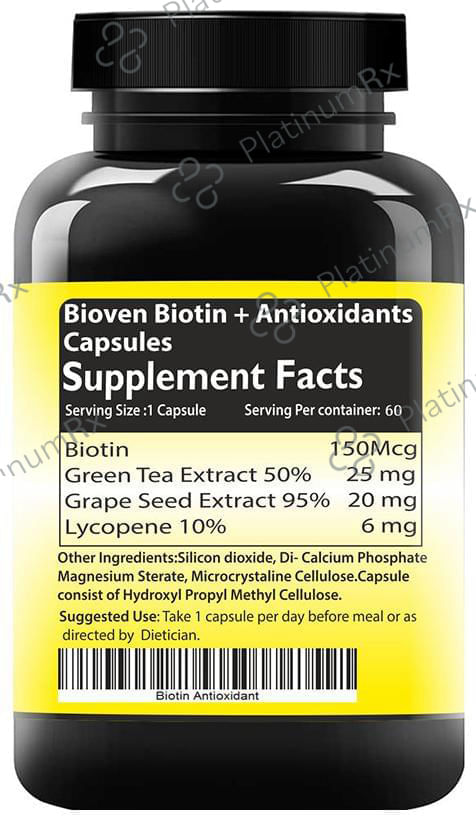 Bioven Biotin Antioxidants Capsule 60 capsules