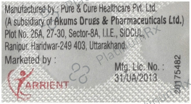 Tazpure Trio 40mg/5mg/12.5mg Tablet