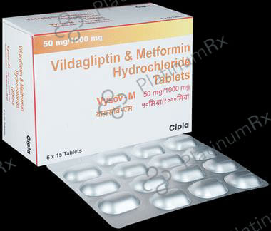 Vysov M 1000/50mg Tablet 15s