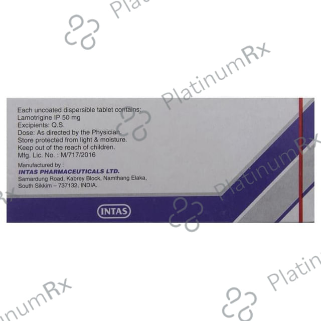 Lamez 50mg Tablet DT 10s
