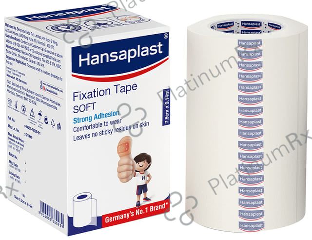 Hansaplast Soft Fixation Tape 7.5cm x 9.14m