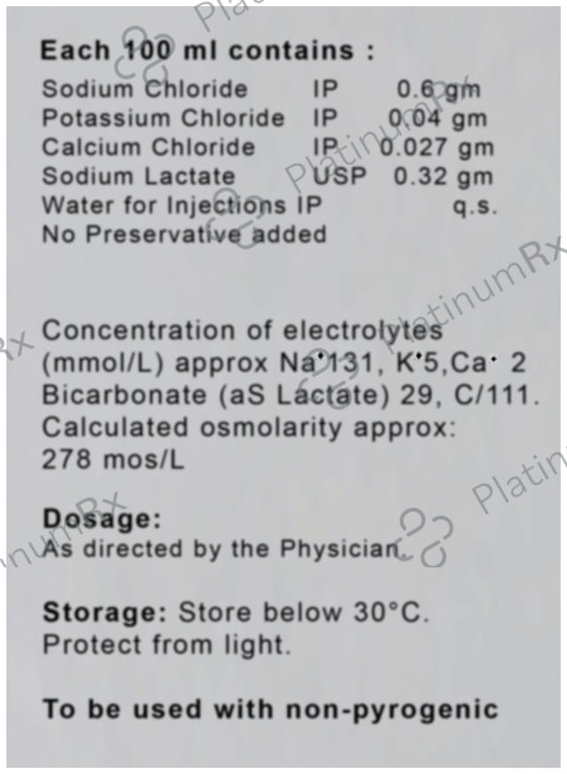 Biosynergy RL Injection
