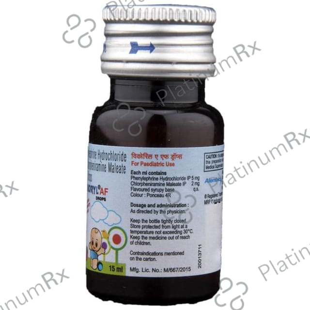Wikoryl AF 2/5mg Drops 15ml
