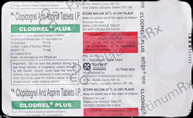 Clodrel Plus 75/75mg Tablet 15s