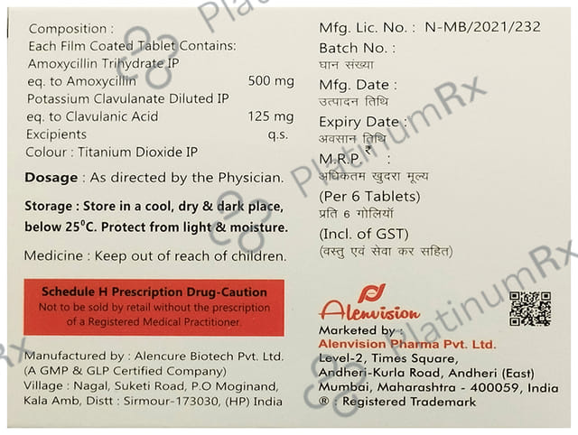 Scotmox-CV 625 Tablet