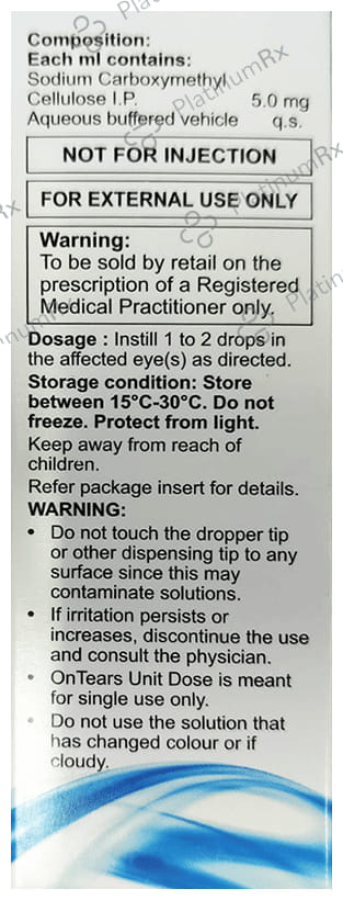 Ontears Unit dose Eye Drop 6ml