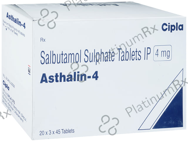 Asthalin 4mg Tablet 45s