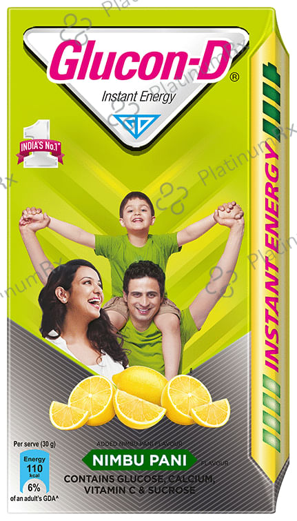 Glucon D with Glucose, Calcium, Vitamin C & Sucrose Flavour Nimbu Pani 1kg