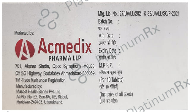 Acmetel MT 25/40mg Tablet ER 10s