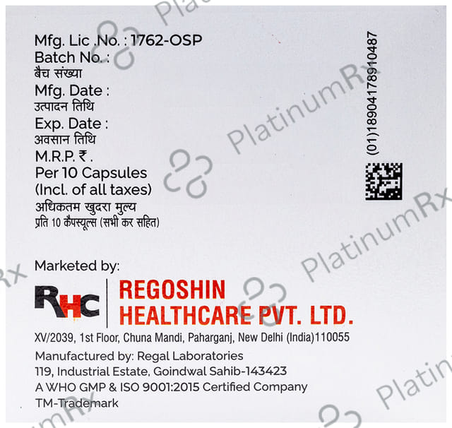 Raboreg L 75/20mg Capsule SR 10s