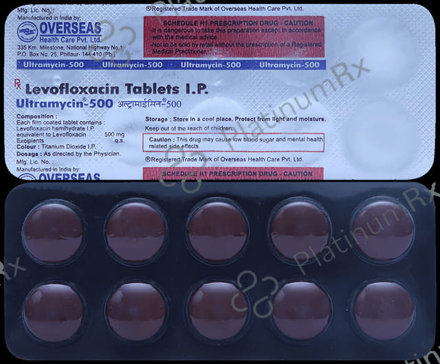 Ultramycin 500mg Tablet 10s