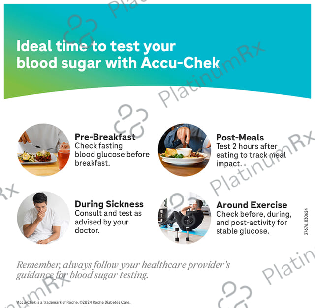 Accu Chek Instant Test Strip (Only Strip) 50s