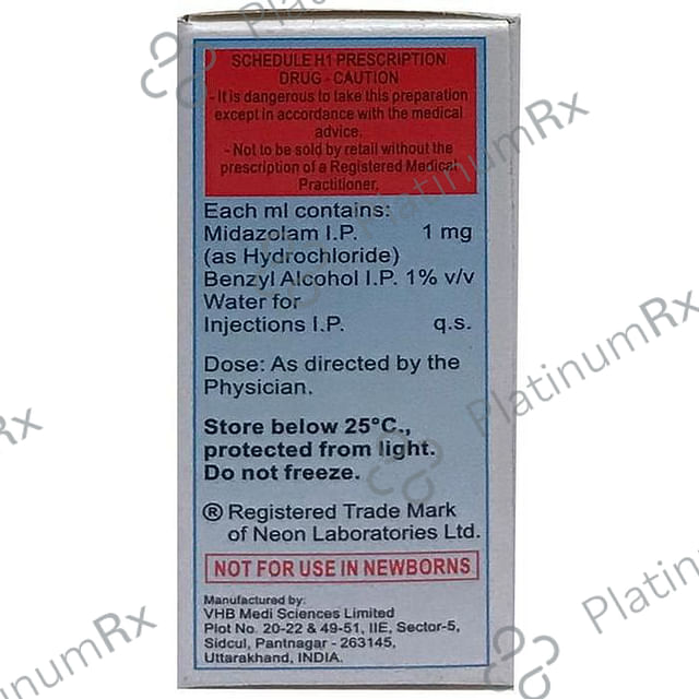 Mezolam 10mg Injection 10ml