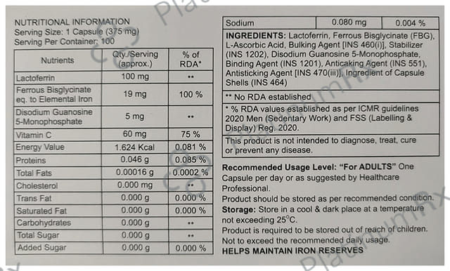 Ironemic Plus Capsule 10s