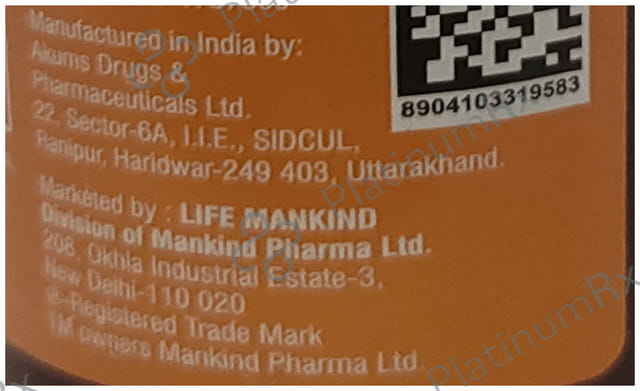 Mefkind DS 100/250mg Suspension 60ml
