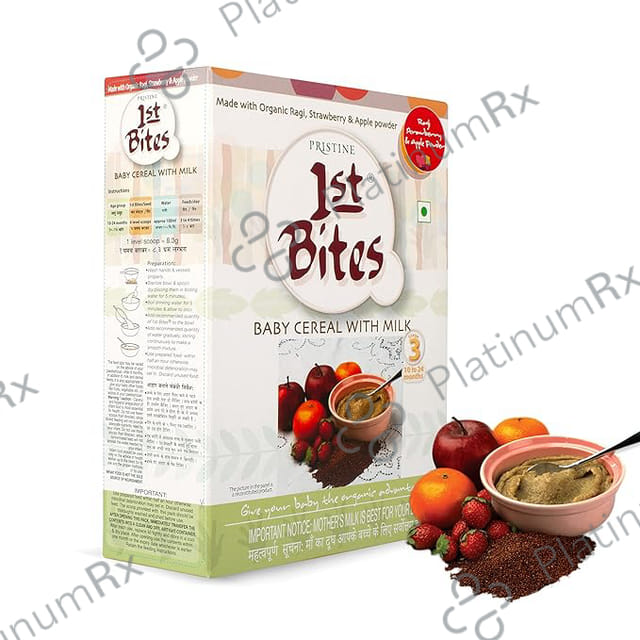 1st Bites Stage 3 Ragi And Mixed Fruit Baby Cereal Powder 300gm