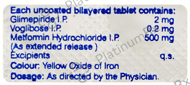 Triblend VG 2/500/0.2mg Tablet ER 10s