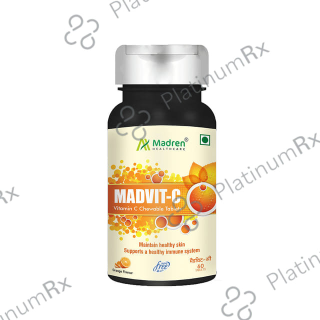 Madren Healthcare Madvit C Vitamin C 500mg Chewable Tablet 60s