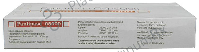 Panlipase 25000 Capsule 10s
