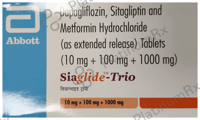 Siaglide Trio 10/1000/100mg Tablet ER 10s