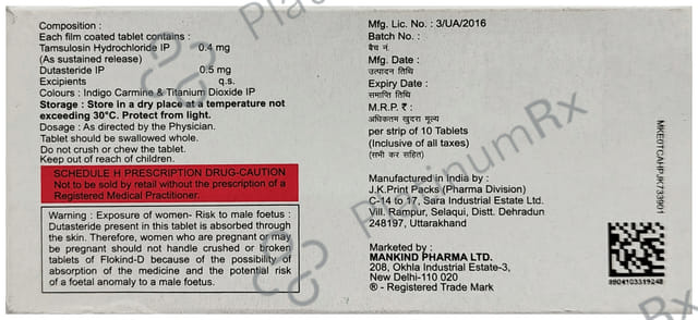 Flokind D 0.4/0.5mg Tablet 10s