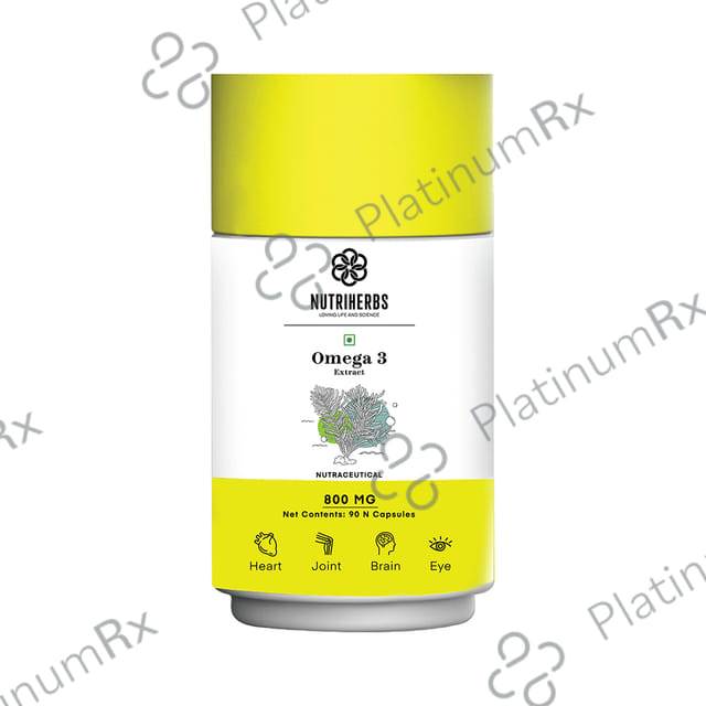 Nutriherbs Omega 3 Extract 800mg Capsule 90 capsules