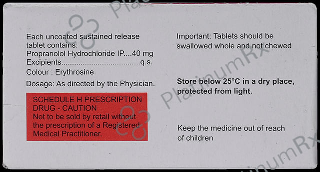 Migrabeta TR 40mg Tablet 15s