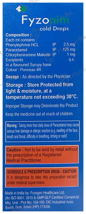 Fyzonim Cold Oral Drops