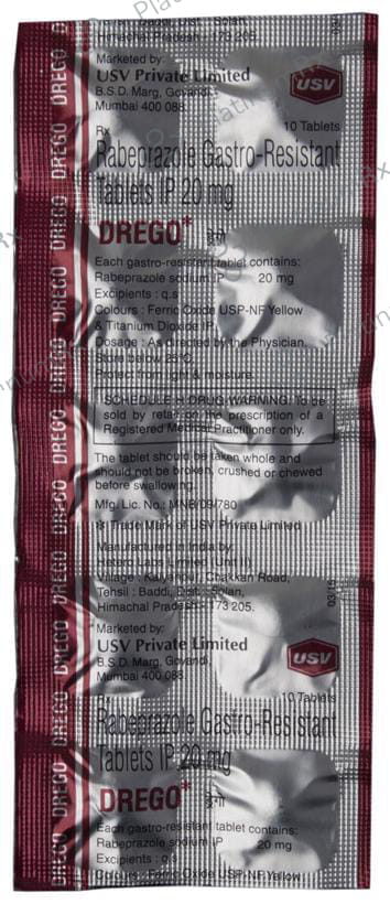 Drego 20mg Tablet 10s