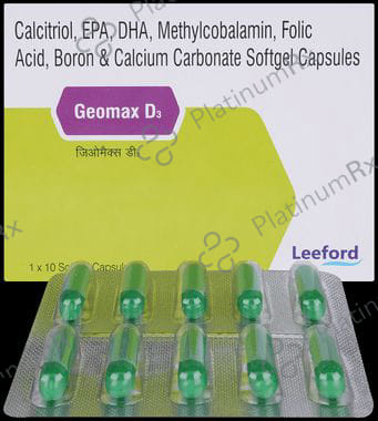 Geomax D3 Softgel for Osteoporosis