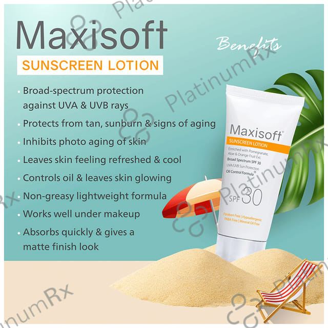 Maxisoft Sunscreen SPF 30 Lotion 50ml