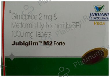 Jubiglim M 2 Forte Tablet PR 10 Tablet PR
