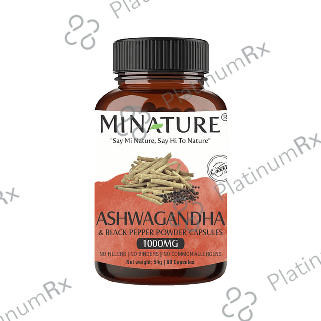 Minature Ashwagandha & Black Pepper Powder Capsule