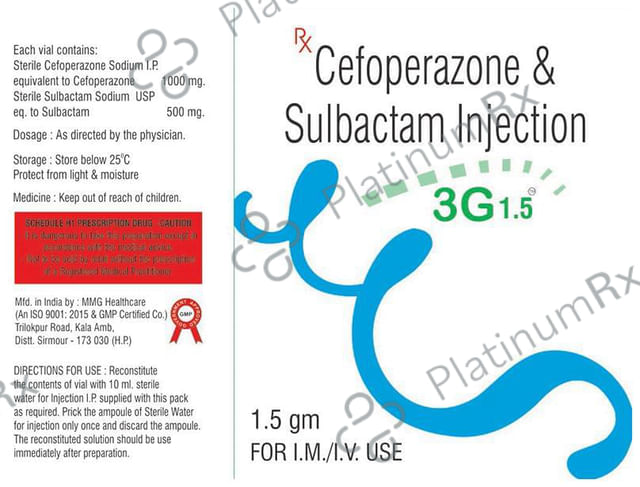 3G 1000/500mg Injection 1s
